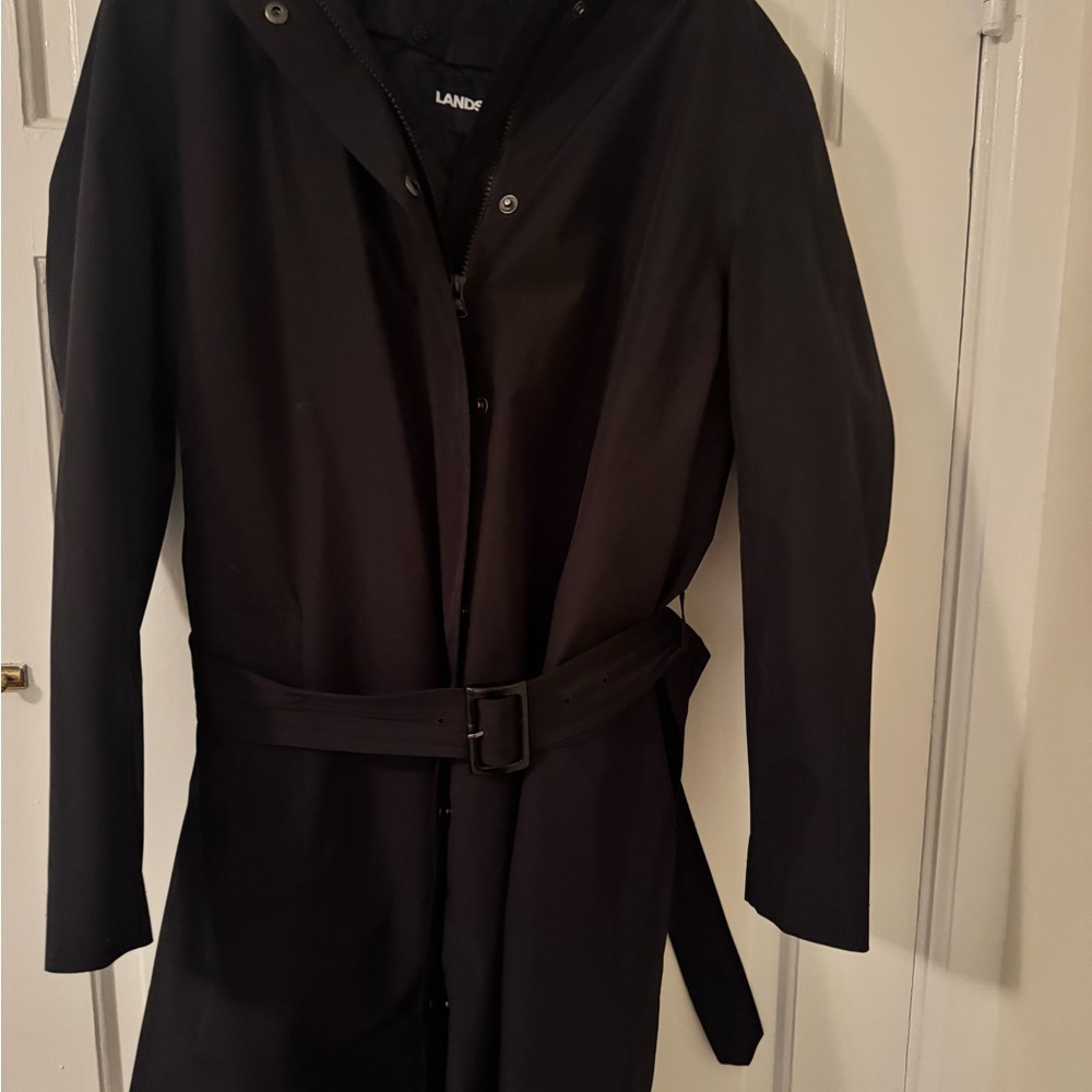 Laneus Elegant Black Coat